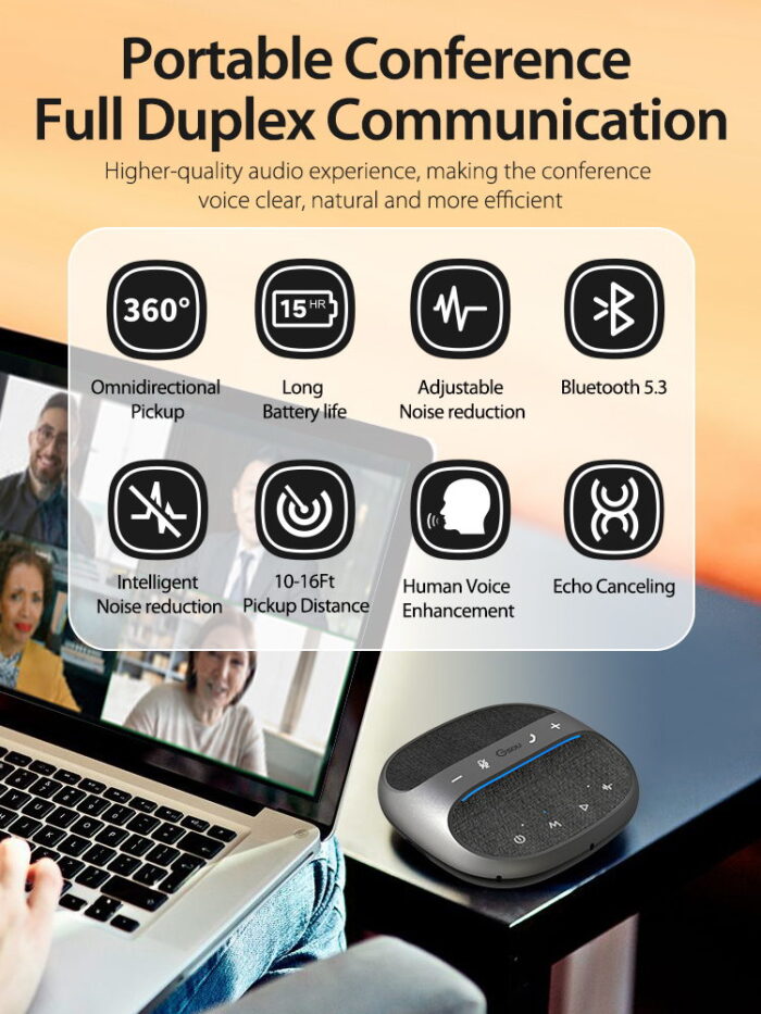 Gsou СF22 Bluetooth спикер фон — изображение 3