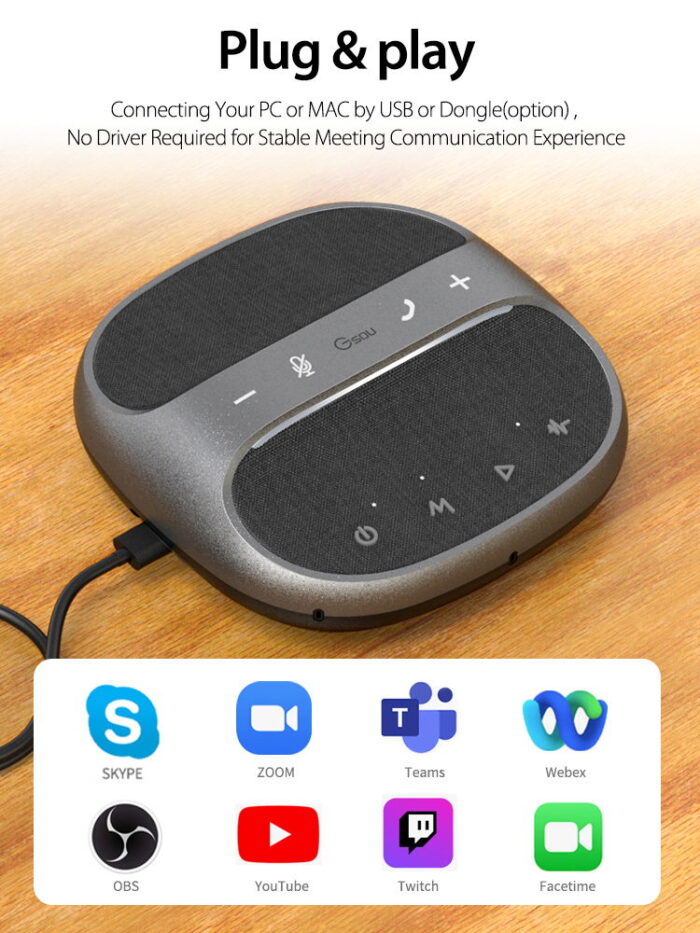 Gsou СF22 Bluetooth спикер фон — изображение 11